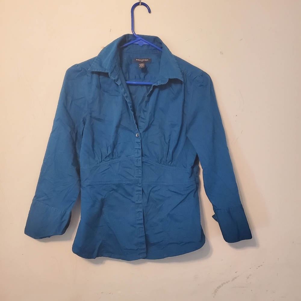 Womens Banana Republic Button Down Blouse Size 6